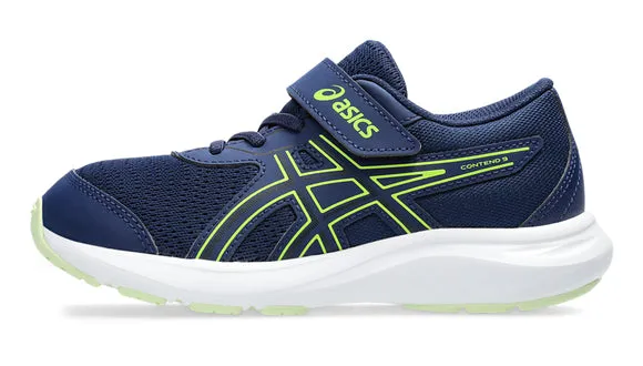 ASICS CONTEND 9PS VELCRO - BLUE EXPANSE BLACK