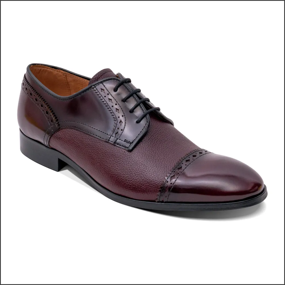 Barker Ashbourne - Burgundy Hi-Shine/Grain Derby/