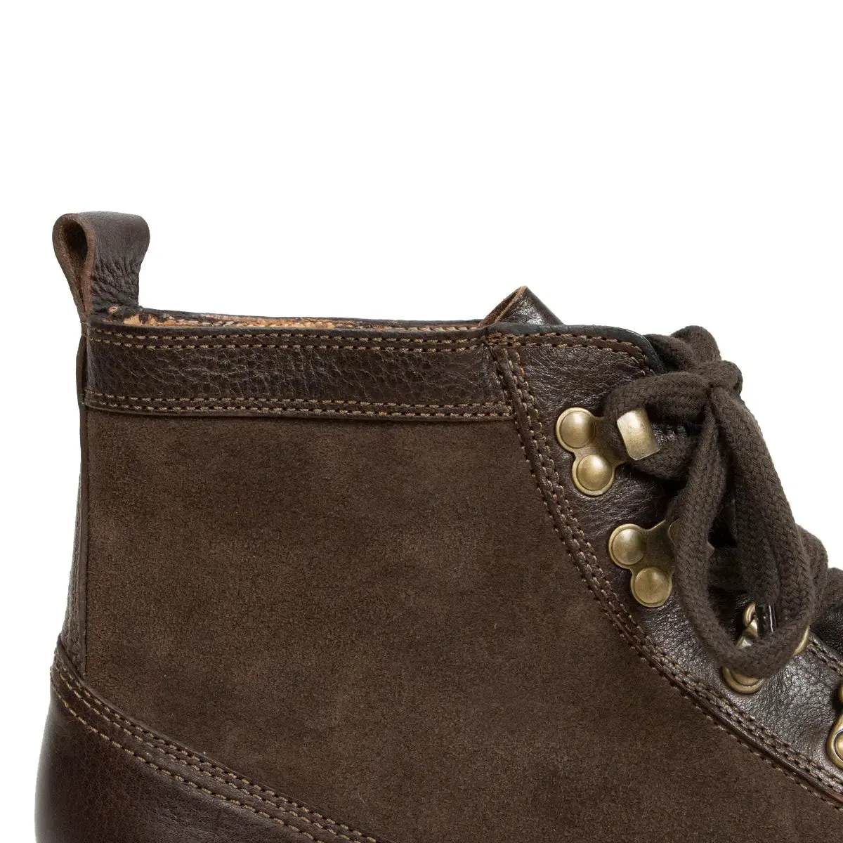 Brown Leather & Suede R302 Boots