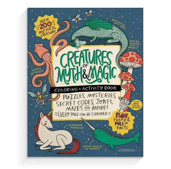 Creatures of Myth & Magic - Coloring   Activity Book