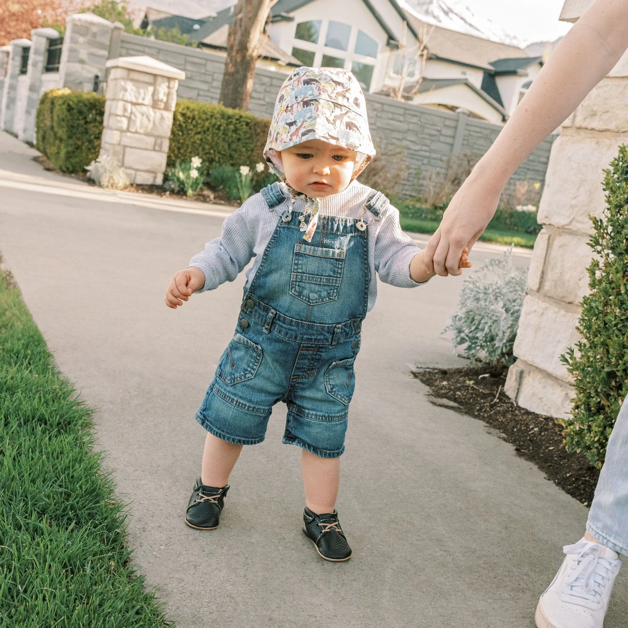 Ebony Oxford Baby Shoe