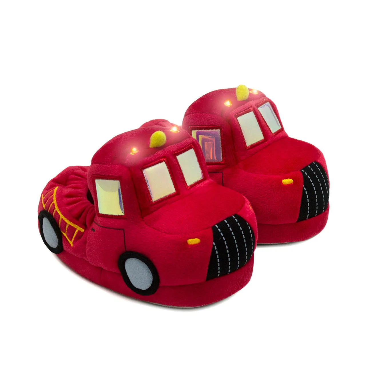 Fire Truck Light-up Slippers