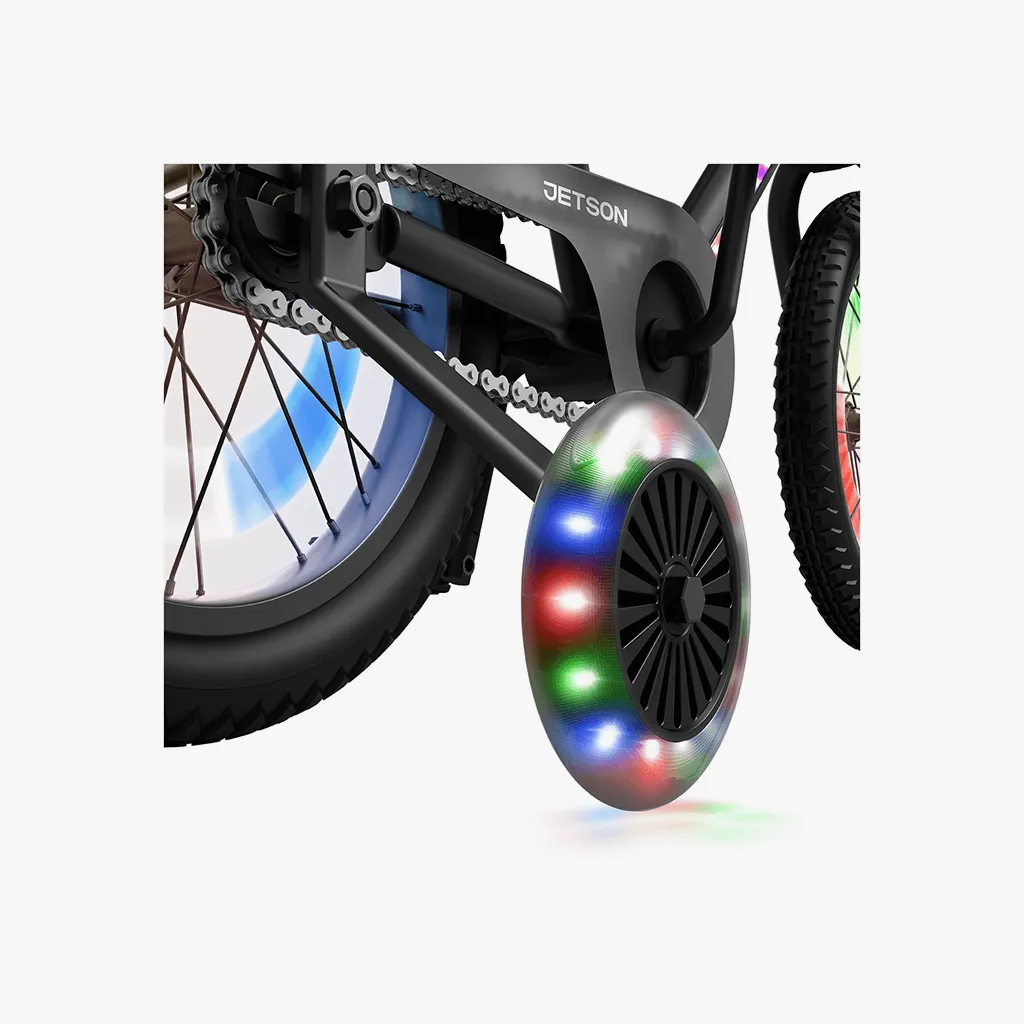 JLR W (Aura) Light Up Bike with Training Wheels