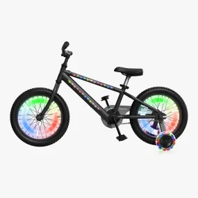 JLR W (Aura) Light Up Bike with Training Wheels