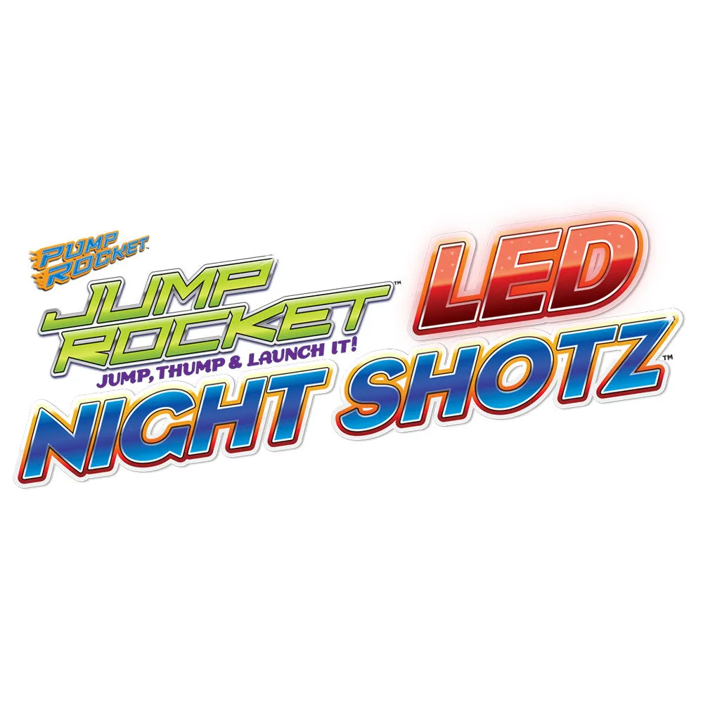 Jump Rocket LED Night Shotz Set with 3 LED Rockets & Jump Launcher