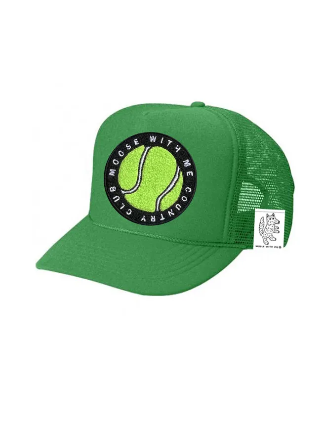 KIDS Trucker Hat with Interchangeable Velcro Patch (Green)