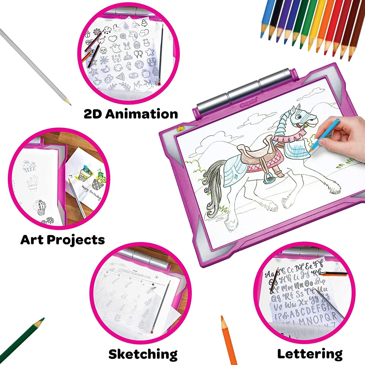 Light-Up Tracing Pad (Girl)