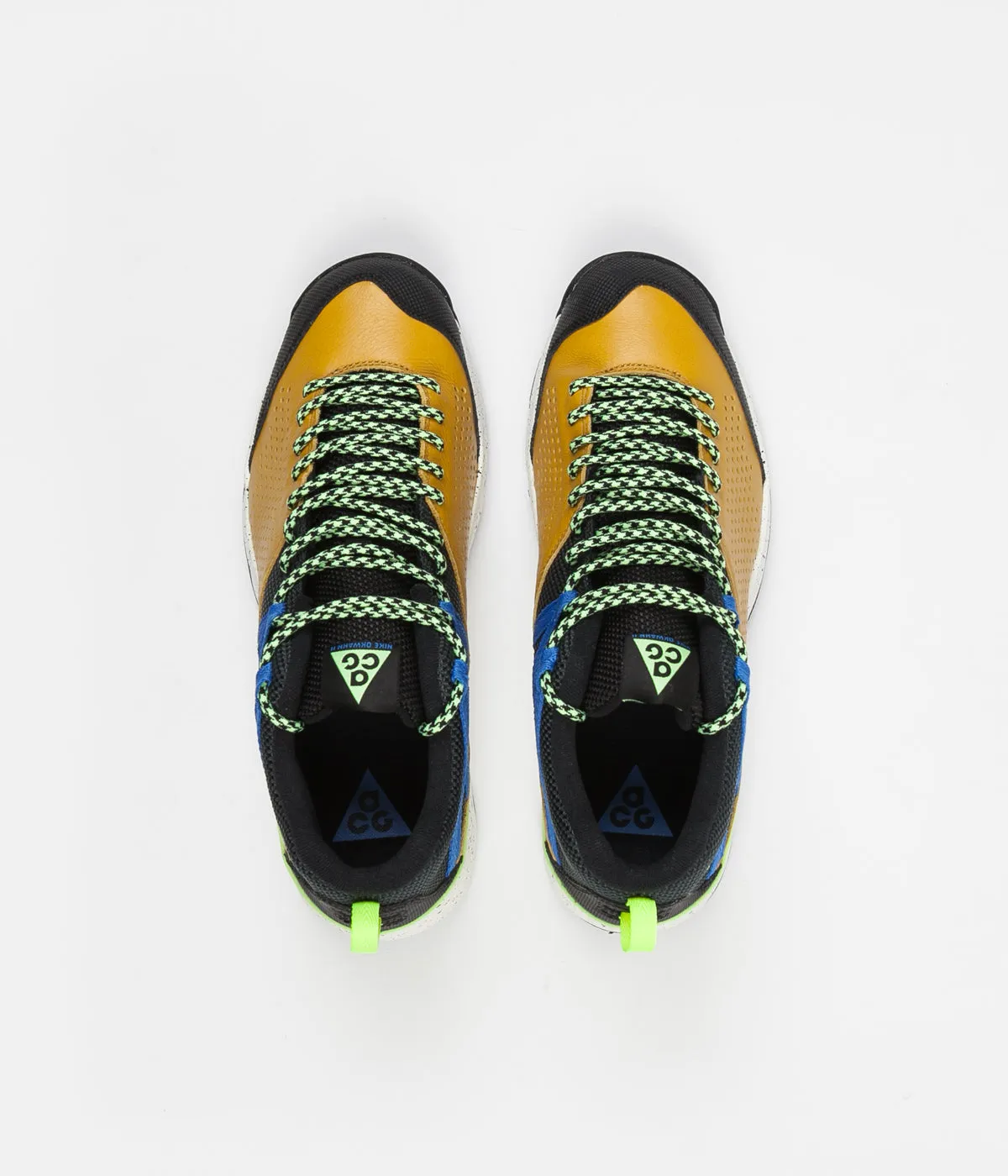 Nike ACG Okwahn II Shoes - Dark Citron / Volt Glow - Outdoor Green