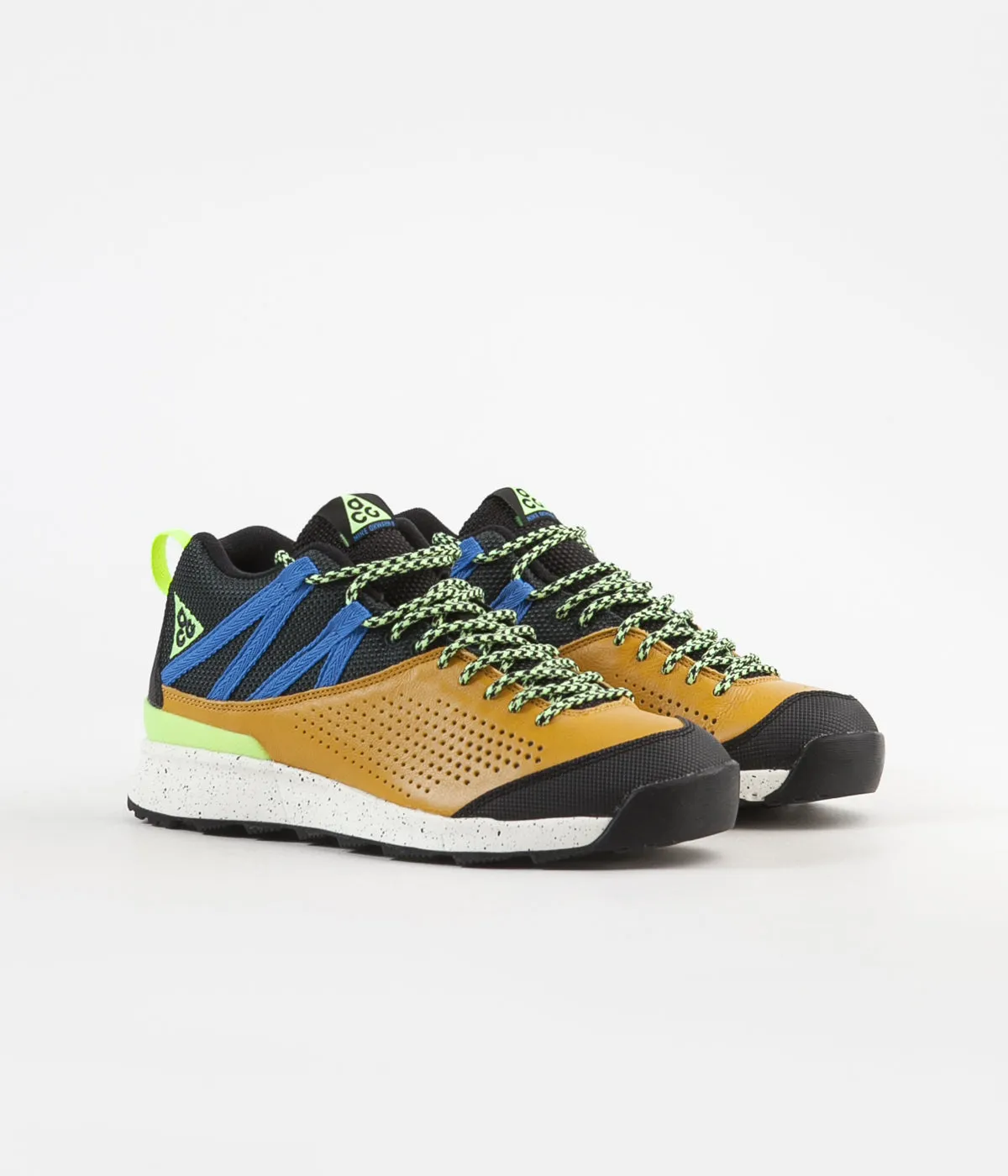 Nike ACG Okwahn II Shoes - Dark Citron / Volt Glow - Outdoor Green