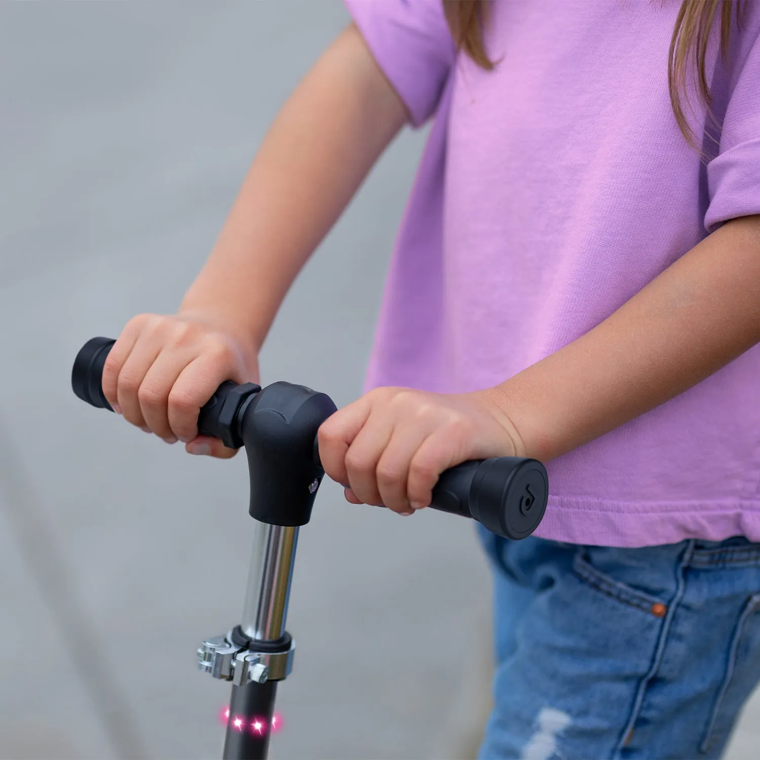 Orbit Light-Up Folding Kick Scooter