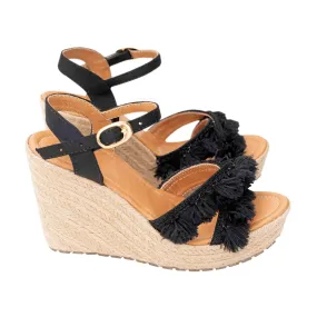 Platform Espadrille Silva Cobos Cha Cha Black