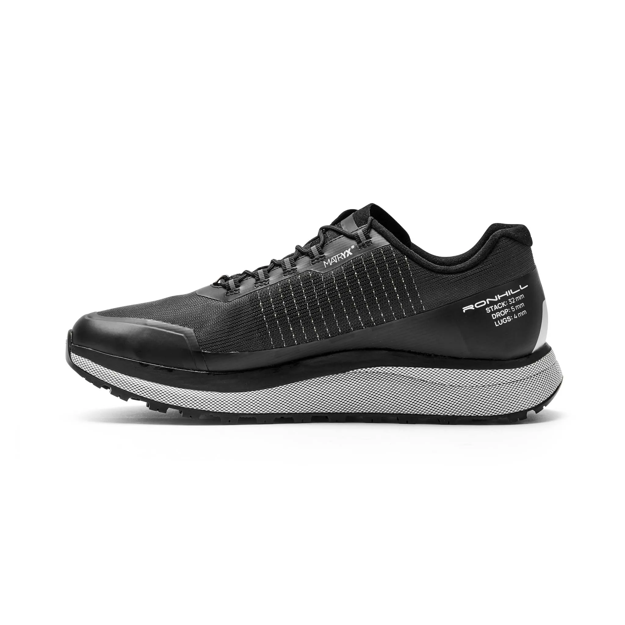 Ronhill | Men's Freedom Running Shoes - Black/White