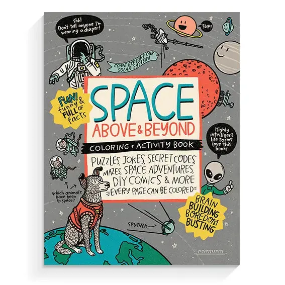 Space Above & Beyond - Coloring   Activity Book