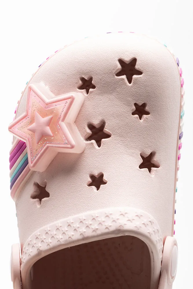 Star Light Up Clog Pink