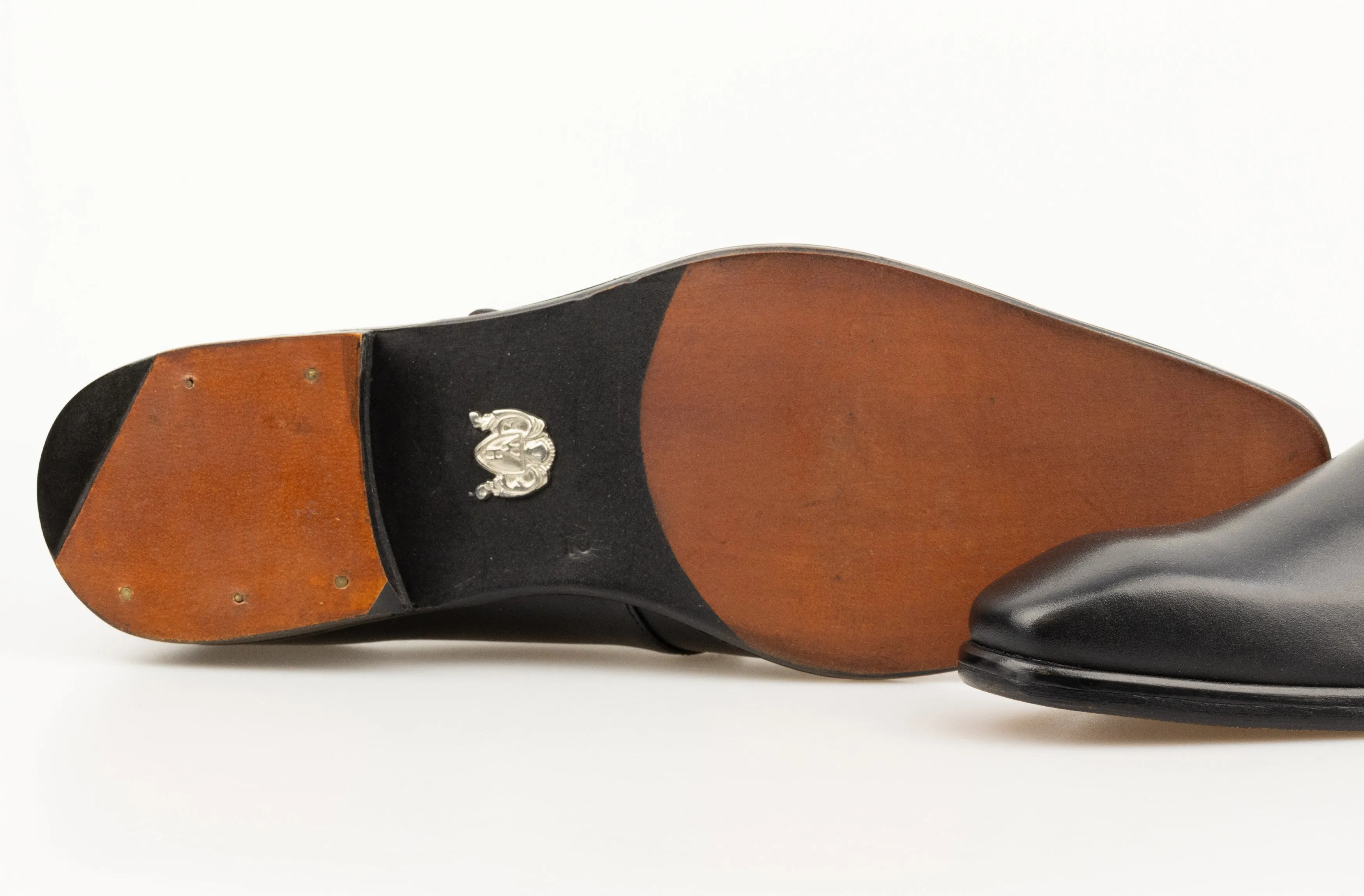 The Single Black Monk Strap Alston Shoe