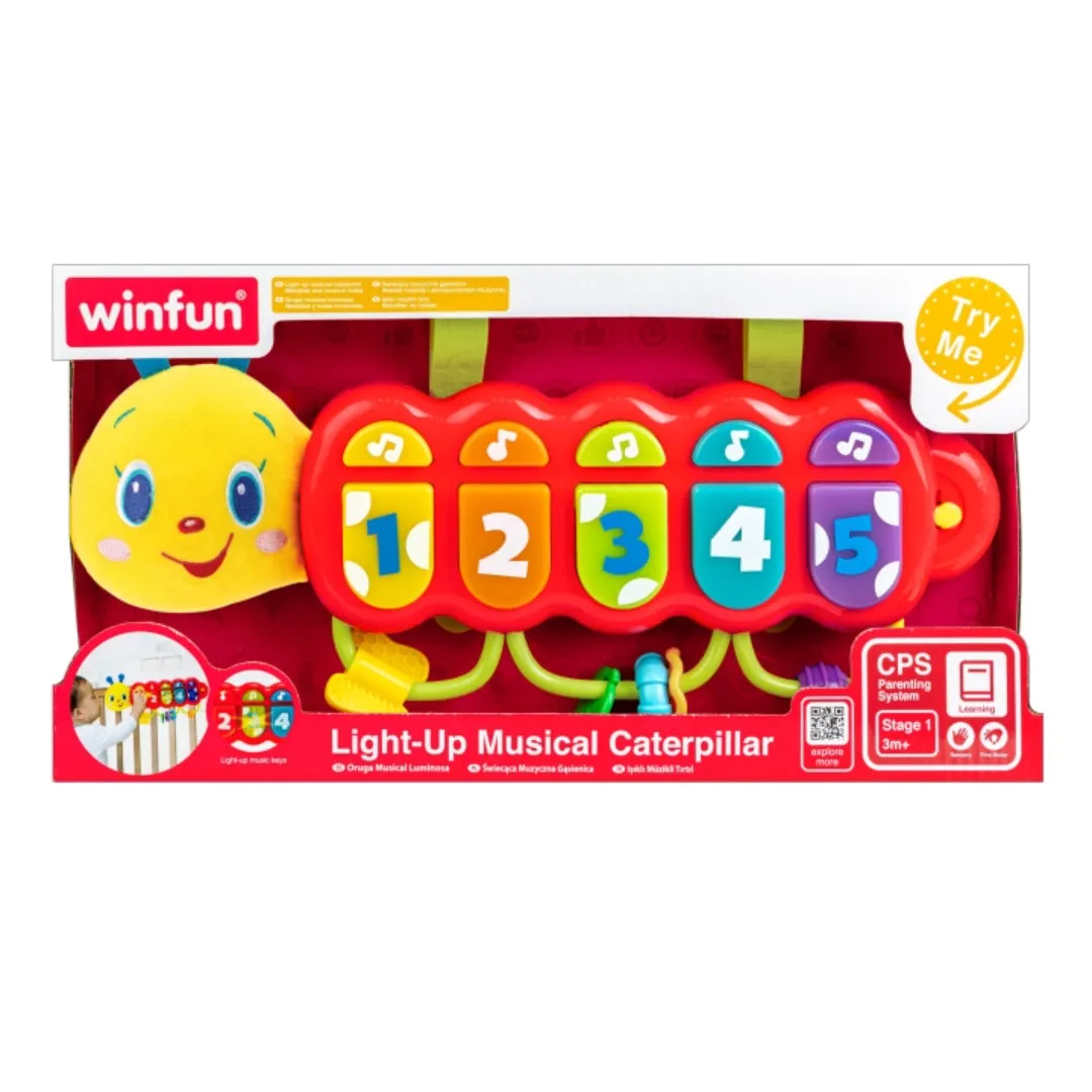 WinFun Light Up Musical Caterpillar