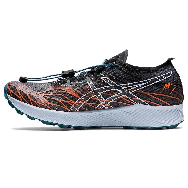 Woman's FujiSpeed Trail Running Shoes -Black/Nova Orange